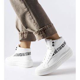 White insulated sneakers Big Star MM274009 1