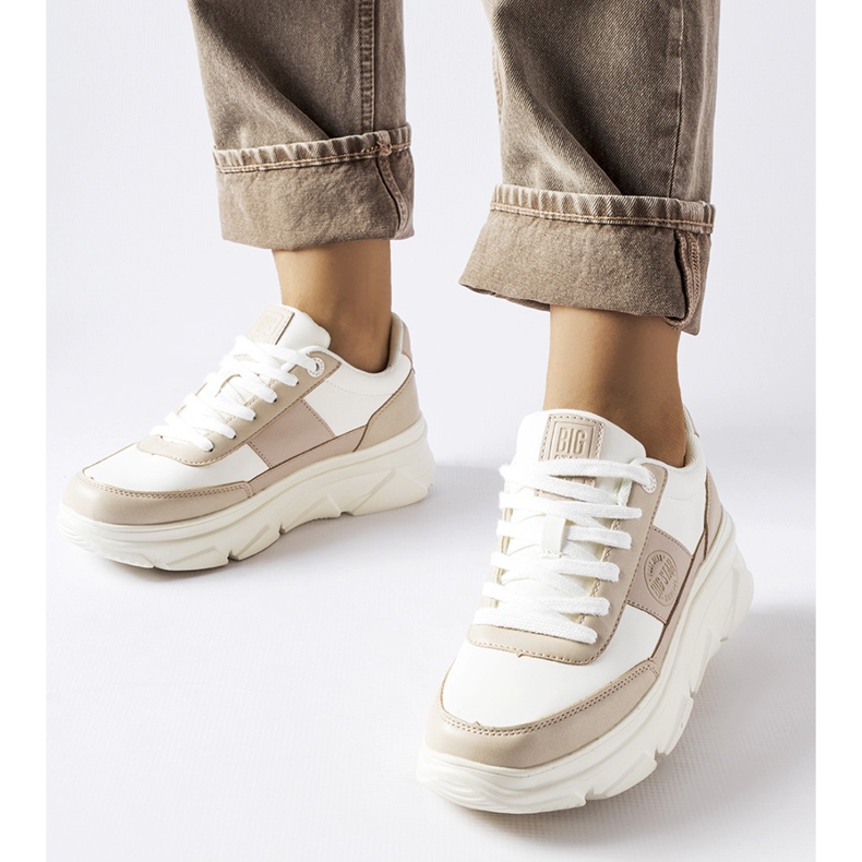 White Big Star MM274500 sneakers beige 1