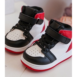 High Children's Sports Shoes White and Red Teredite 2
