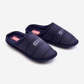 Men's Classic Navy Blue Slippers Big Star KK174360 2