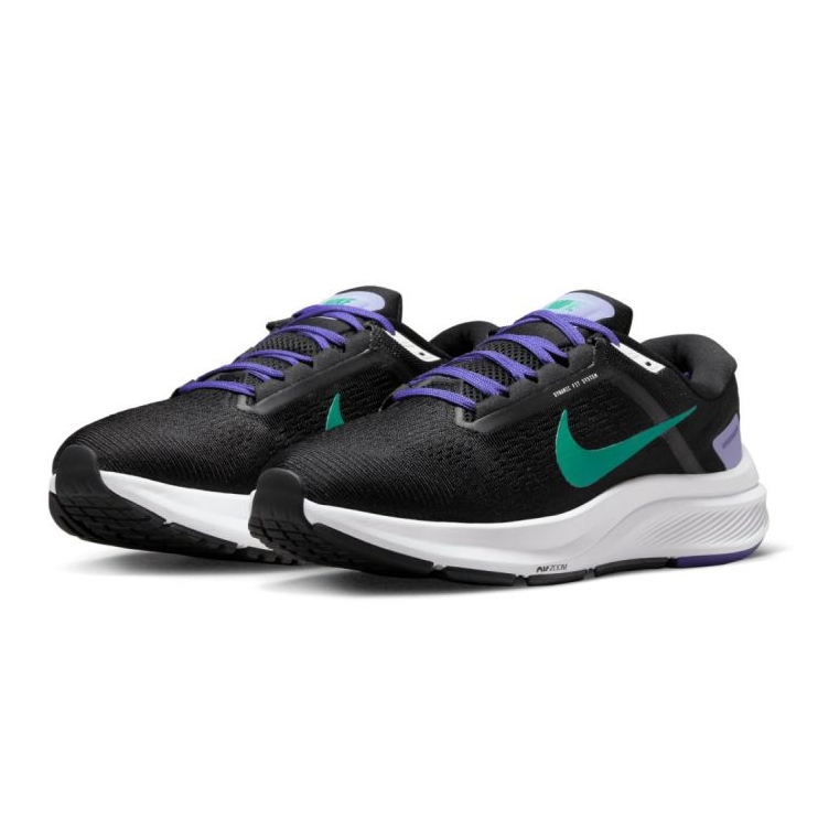 Nike Air Zoom Structure 24 Women's Sports Shoes DA8570-004 Black 3