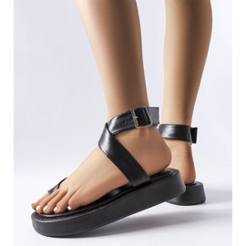 Beauchamp black platform sandals 1