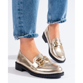 Shelovet women's gold shoes golden 1