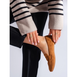 Comfortable women's camel Shelovet suede lords brown 1 Comfortable women's camel Shelovet suede lords brown 1