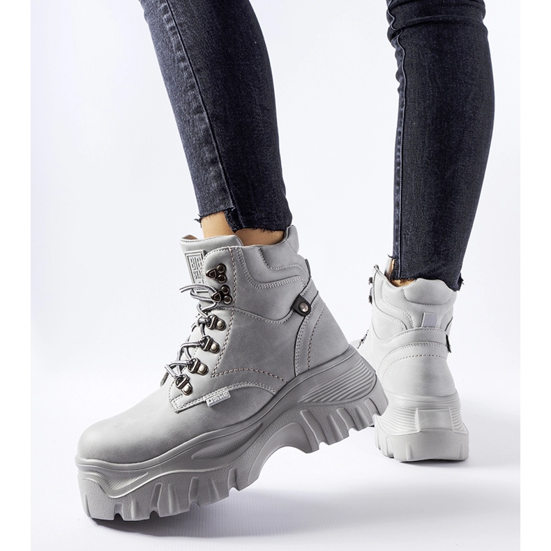 Gray Big Star boots KK274367 grey 1 Gray Big Star boots KK274367 grey 1