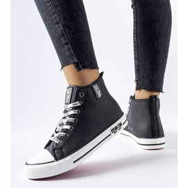 Black insulated sneakers Big Star KK274598 1