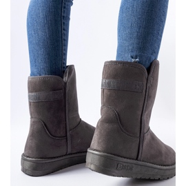 Gray snow boots Big Star KK274619 grey 1