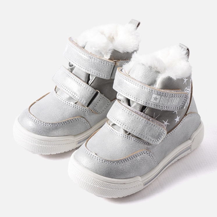 Big Star KK374190 children's snow boots silver 1 Big Star KK374190 children's snow boots silver 1