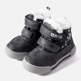 Big Star KK374191 children's snow boots black 1