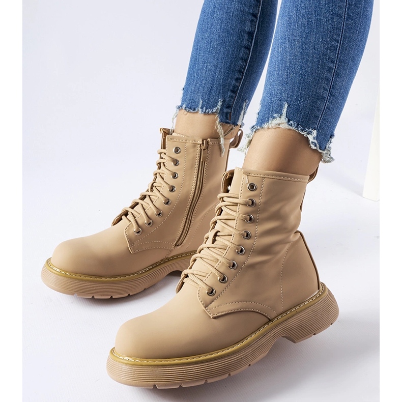 Inna Dark beige classic Benvenuto boots 1 Inna Dark beige classic Benvenuto boots 1