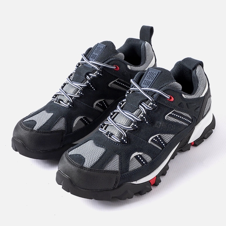 Gray trekking shoes Big Star KK174064 grey 1