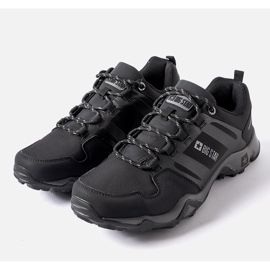 Black and gray Big Star GG174269 trekking shoes 1