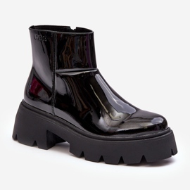 Patent Leather Women's Boots GOE MM2N4058 Black 1 Patent Leather Women's Boots GOE MM2N4058 Black 1