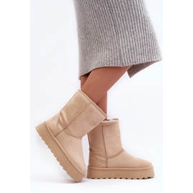 PS1 Beige Abrams Women's Fur-Insulated Snow Boots 2 PS1 Beige Abrams Women's Fur-Insulated Snow Boots 2