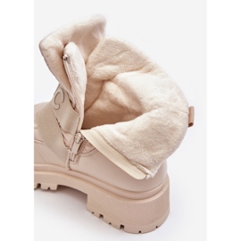 PS1 Women's Zippered Insulated Snow Boots Light Beige Zeva 2 PS1 Women's Zippered Insulated Snow Boots Light Beige Zeva 2
