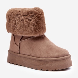 PS1 Beige Rainsa Women's Snow Boots With Fur 1 PS1 Beige Rainsa Women's Snow Boots With Fur 1