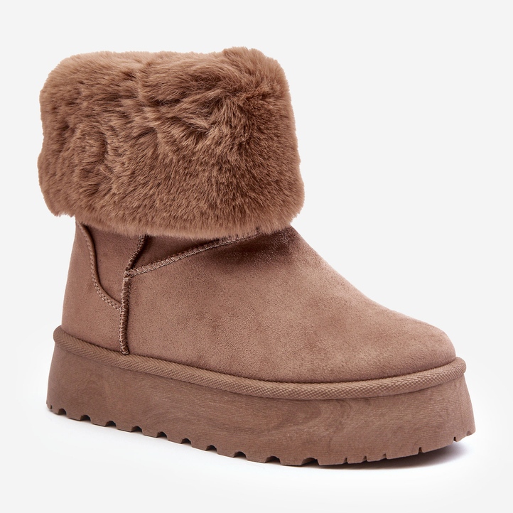 PS1 Beige Rainsa Women's Snow Boots With Fur 1 PS1 Beige Rainsa Women's Snow Boots With Fur 1