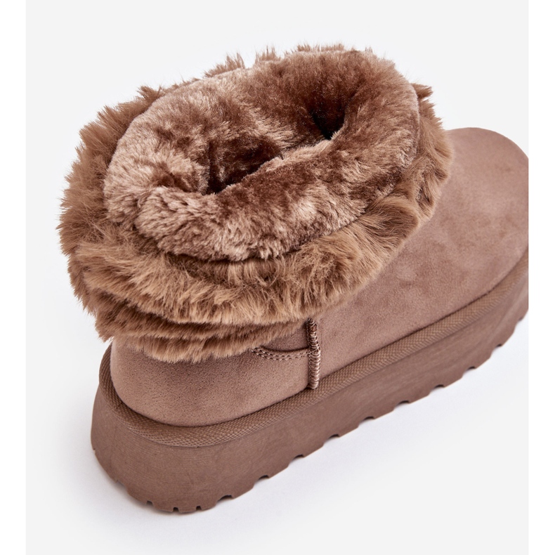 PS1 Beige Rainsa Women's Snow Boots With Fur 2 PS1 Beige Rainsa Women's Snow Boots With Fur 2