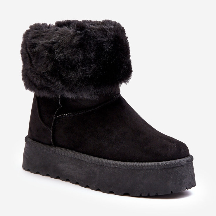 PS1 Women's Snow Boots With Fur Black Rainsa 1 PS1 Women's Snow Boots With Fur Black Rainsa 1