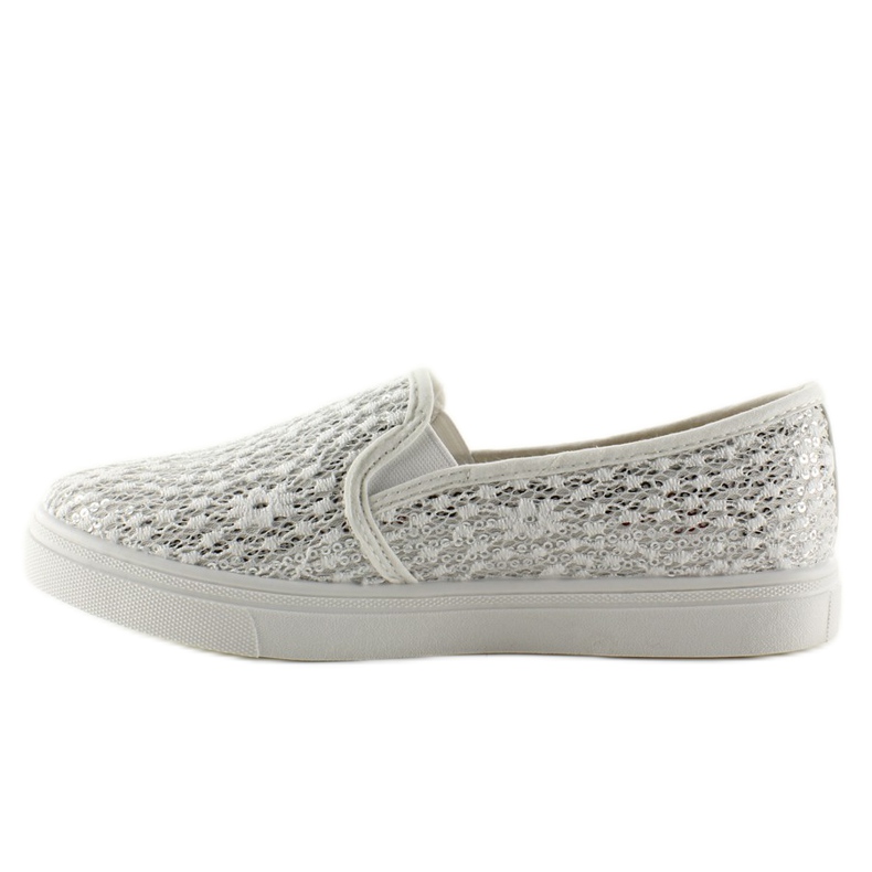 Lace slip-on pastels XIN07P White 1