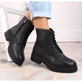 Women's leather boots, insulated, black, T.Sokolski Z23-317 1 Women's leather boots, insulated, black, T.Sokolski Z23-317 1