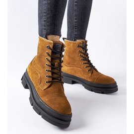 Brown leather workers Big Star KK274524 1