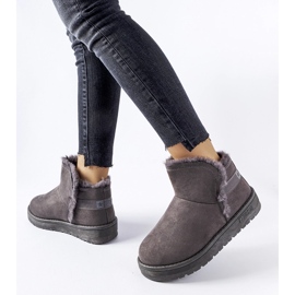 Gray snow boots Big Star KK274623 grey 1 Gray snow boots Big Star KK274623 grey 1