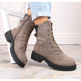 Jezzi RMR2221-17 insulated women's boots beige 1