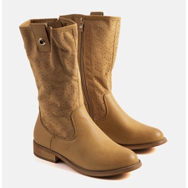 Zulik brown children's boots 1