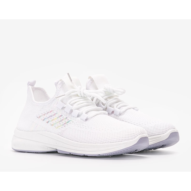 White Merja sports sneakers 1