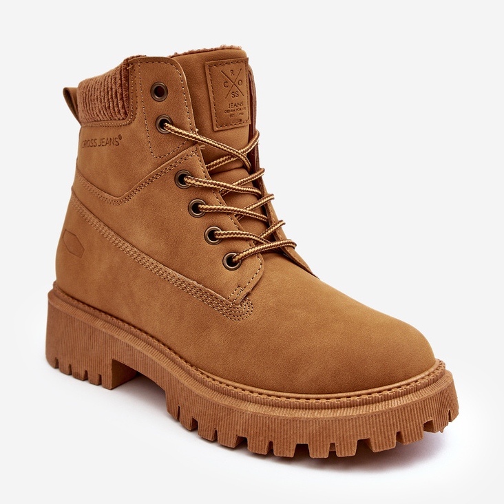 Women's Insulated Camel Cross Jeans MM2R4011C brown 1