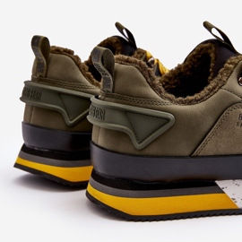 Men's Insulated Sports Shoes Khaki Big Star MM174109 green 2