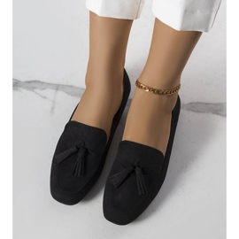 PA1 Cillian black eco-suede ballet flats 1 PA1 Cillian black eco-suede ballet flats 1