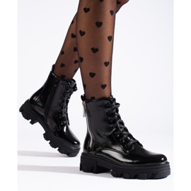 TRENDI Workers With Ornate Zipper black 1