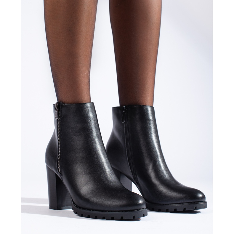 SHELOVET Classic women's boots on the Potocki post black 1