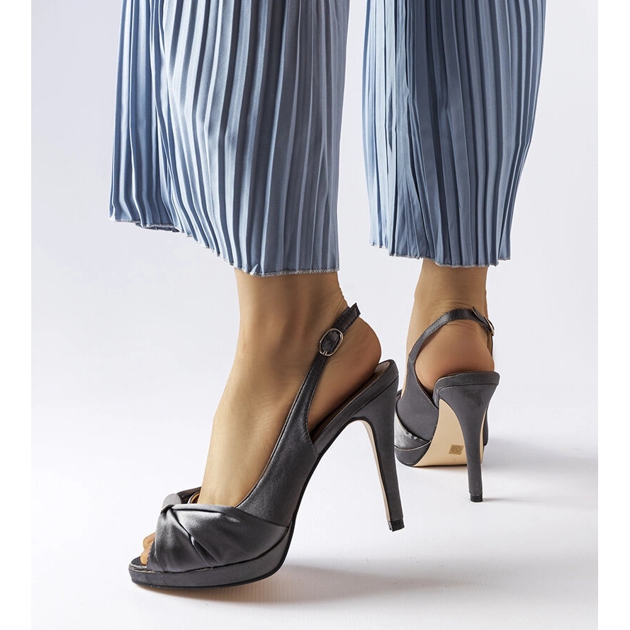 Charcoal gray sandals clearance