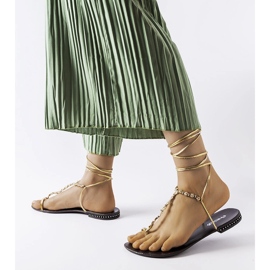 Gold sandals with rhinestones from Troghi golden 1 Gold sandals with rhinestones from Troghi golden 1