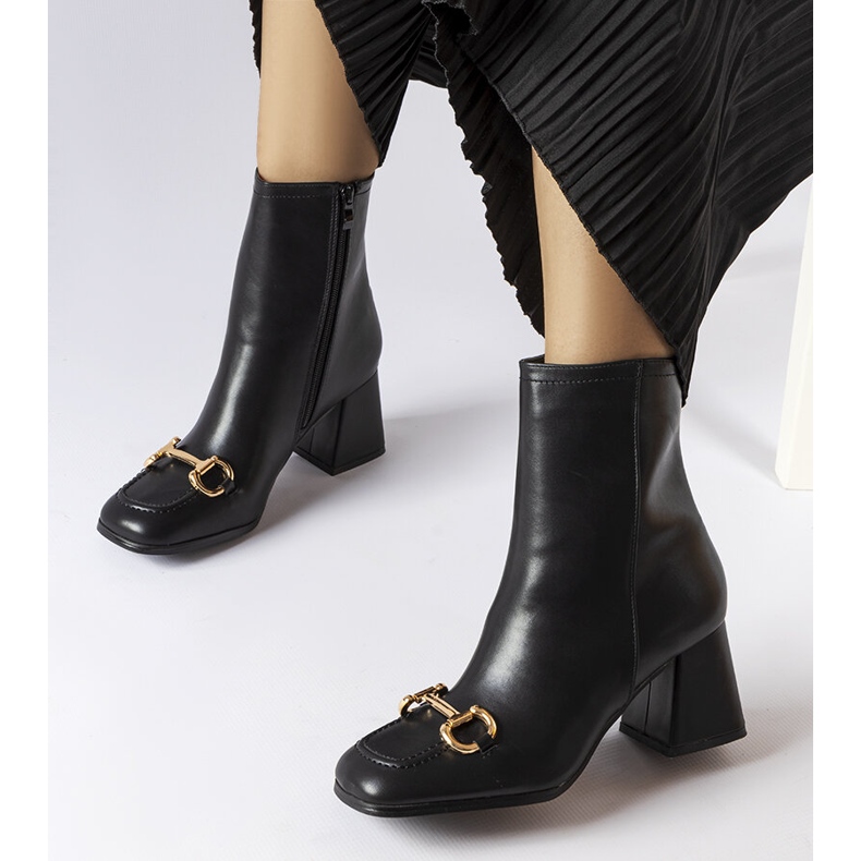 Black ankle boots from Castione 1