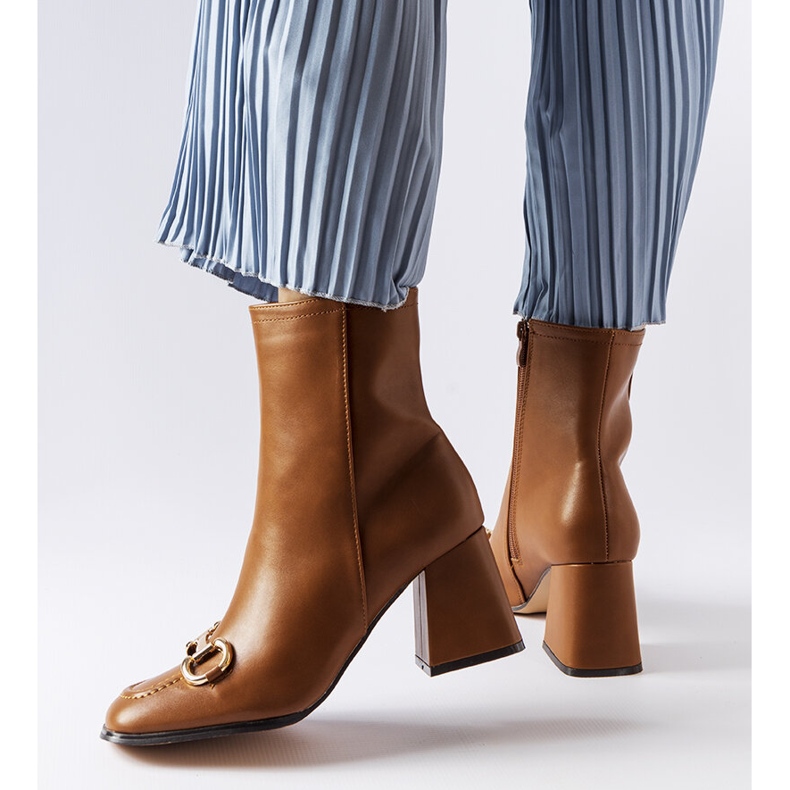 Brown ankle boots from Castione 1