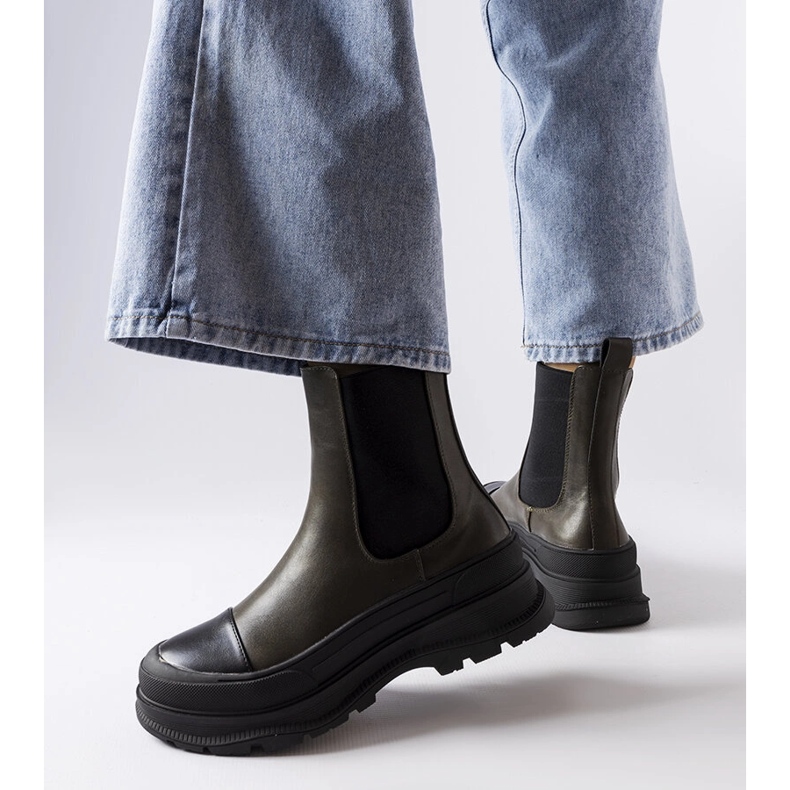 Green platform boots from Bellucci 1 Green platform boots from Bellucci 1