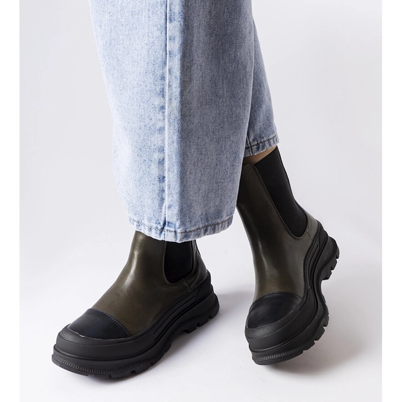 Green platform boots from Bellucci 2 Green platform boots from Bellucci 2