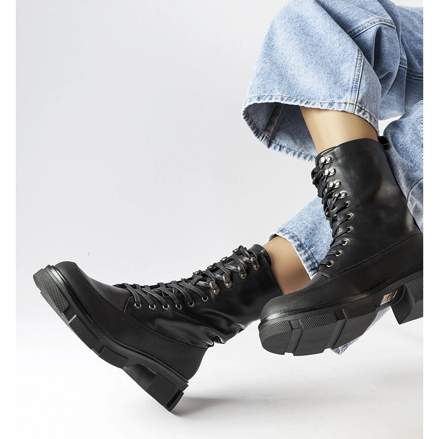Knee high sales construction boots