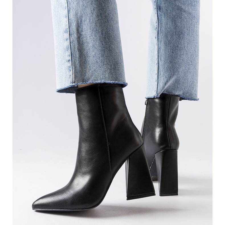 Black ankle boots from Abelina 1