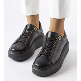 Beige brogues LS5379 Taupe black 2