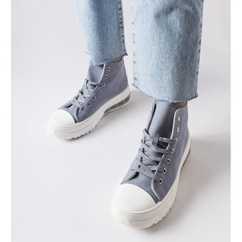 Inna Gray high-top sneakers from Quiet grey 1