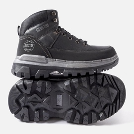 Black men's boots Big Star KK174120 Black 1