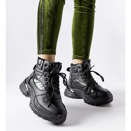 Evento Black insulated Giacinto winter sports shoes 1