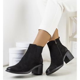 PA1 Black Luiza high-heeled boots 1