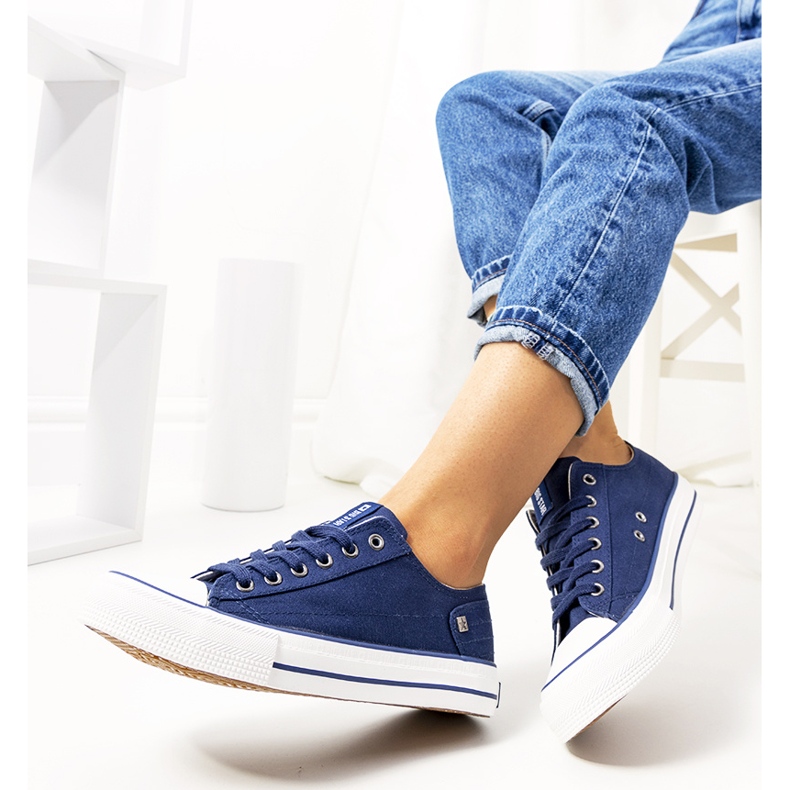 Big Star Navy blue classic sneakers DD274335 1 Big Star Navy blue classic sneakers DD274335 1