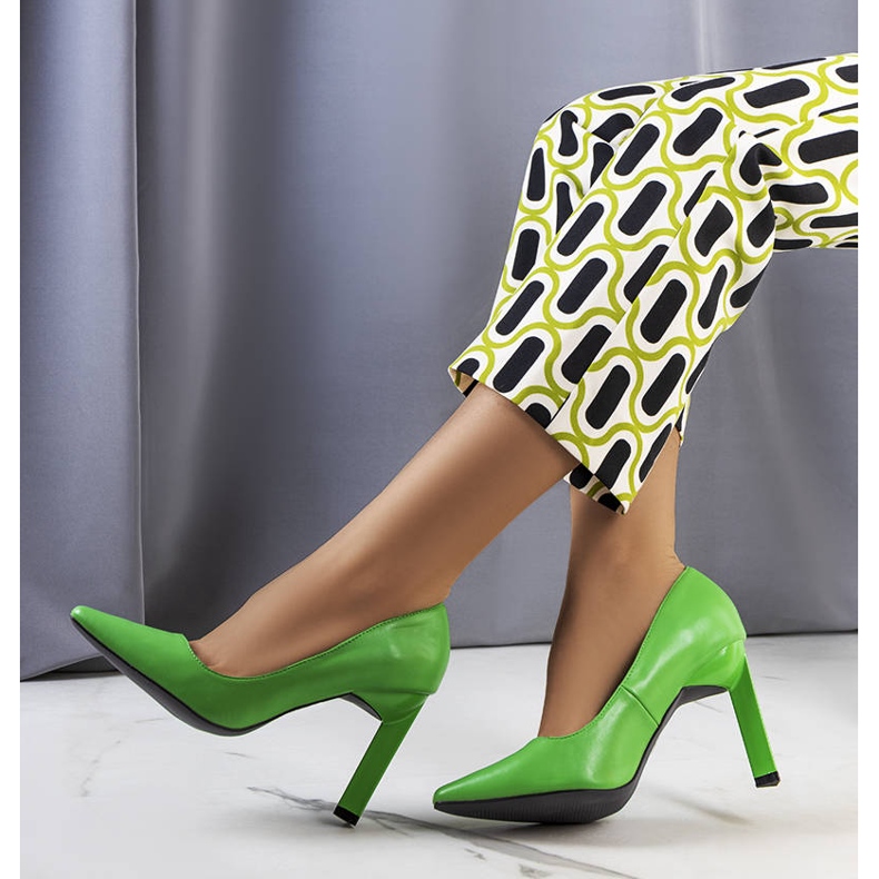 PA1 Green Kilda high heels 1